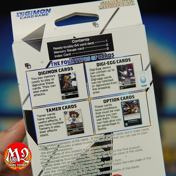 Hộp thẻ bài Digimon Card Game MACHINE BLACK Starter Deck - Chính hãng Bandai