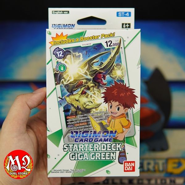Hộp thẻ bài Digimon Card Game GIGA GREEN Starter Deck - Chính hãng Bandai