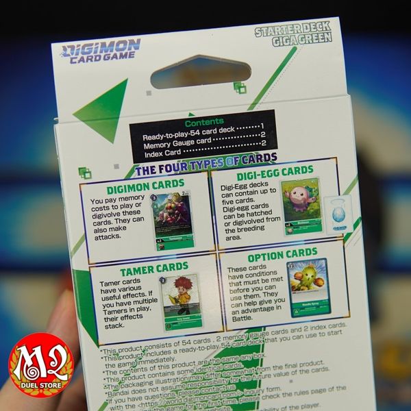 Hộp thẻ bài Digimon Card Game GIGA GREEN Starter Deck - Chính hãng Bandai
