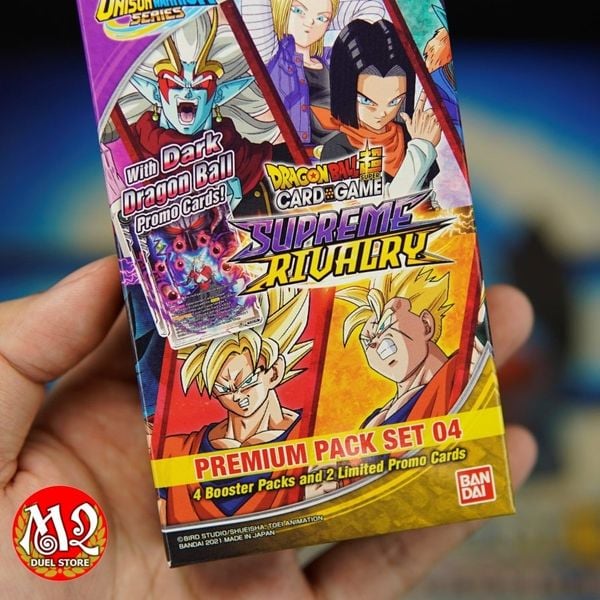 Hộp thẻ bài Dragon Ball Super Premium Pack Set 04 [PP04] - SUPREME RIVALRY - Chính hãng Bandai