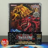 Album sưu tập Yugioh Egyptian God Slifer, Obelisk, & Ra 9-Pocket Duelist Portfolio - Chính Hãng Konami