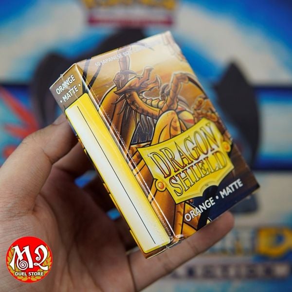Bọc bài Japanese size Matte Sleeves - Orange - Màu cam - Chính hãng Dragon Shield