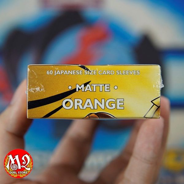 Bọc bài Japanese size Matte Sleeves - Orange - Màu cam - Chính hãng Dragon Shield