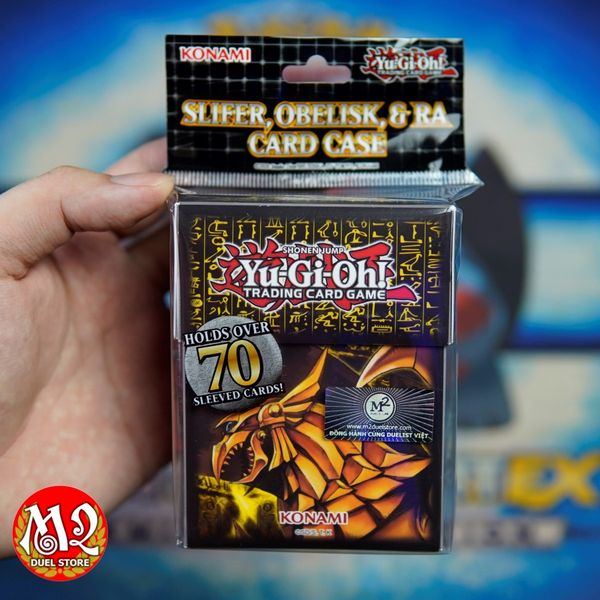 Hộp đựng bài Yugioh Egyptian God Slifer, Obelisk, & Ra Card Case - Chính hãng Konami