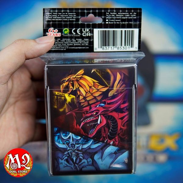 Hộp đựng bài Yugioh Egyptian God Slifer, Obelisk, & Ra Card Case - Chính hãng Konami