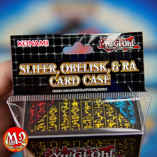 Hộp đựng bài Yugioh Egyptian God Slifer, Obelisk, & Ra Card Case - Chính hãng Konami