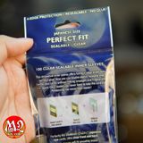 Bọc bài Japanese Size Perfect Fit Sealable - Clear Inner Sleeves - Trong suốt - Chính hãng Dragon Shield