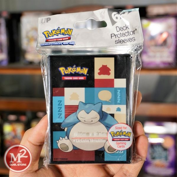 Bọc bài Standard size Pokemon Snorlax Sleeves - Chính hãng Ultra Pro