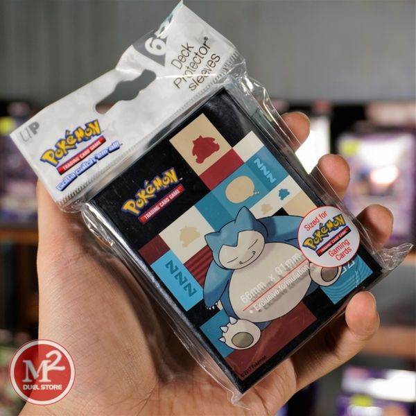 Bọc bài Standard size Pokemon Snorlax Sleeves - Chính hãng Ultra Pro