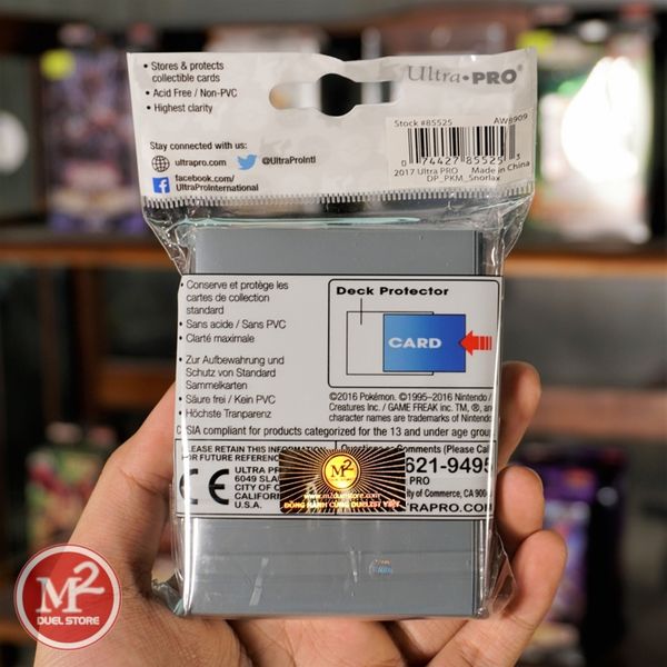 Bọc bài Standard size Pokemon Snorlax Sleeves - Chính hãng Ultra Pro