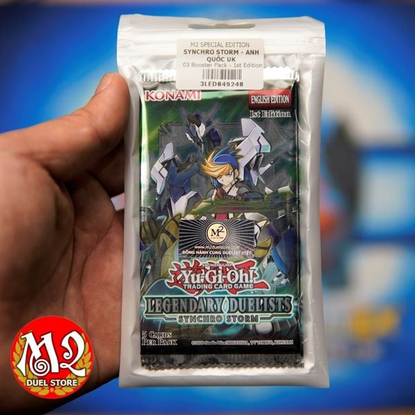Gói thẻ bài Yugioh Synchro Storm - Booster Pack - LED8 Chính hãng Konami