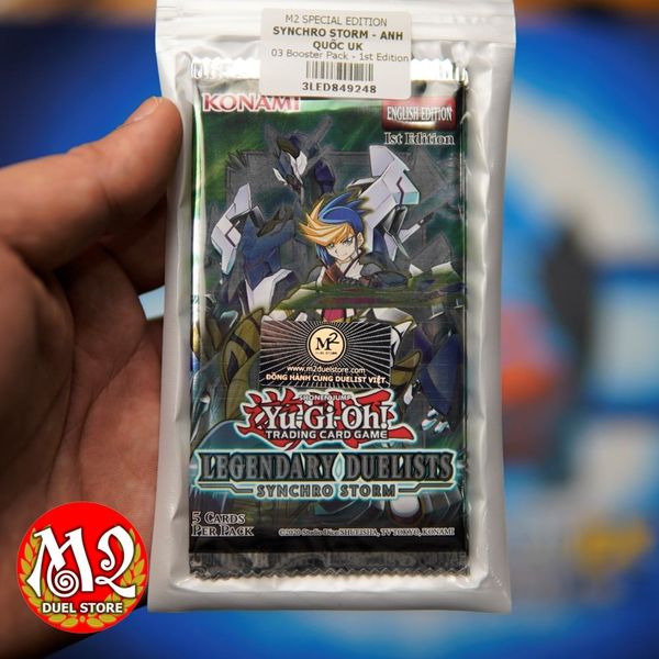 Gói thẻ bài Yugioh Synchro Storm - Booster Pack - LED8 Chính hãng Konami