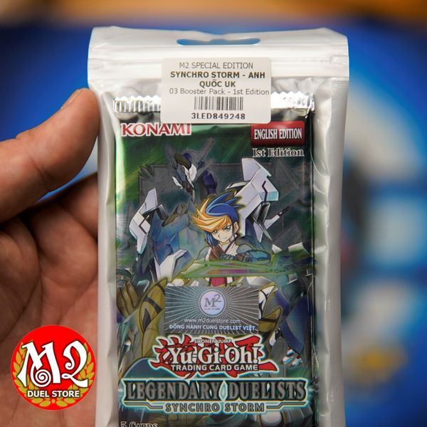 Gói thẻ bài Yugioh Synchro Storm - Booster Pack - LED8 Chính hãng Konami