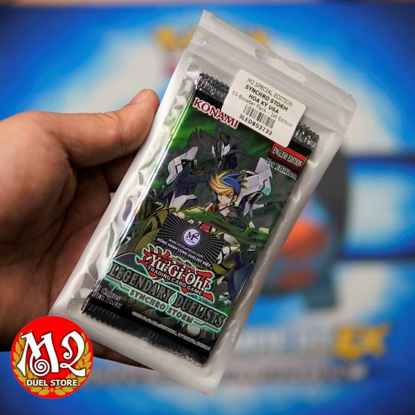 Gói thẻ bài Yugioh Synchro Storm - Booster Pack - LED8 Chính hãng Konami