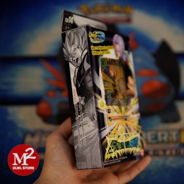 Hộp thẻ bài Dragon Ball Super: SD14 Saiyan Wonder - Unison Warrior Series - Starter Deck - Chính hãng Bandai