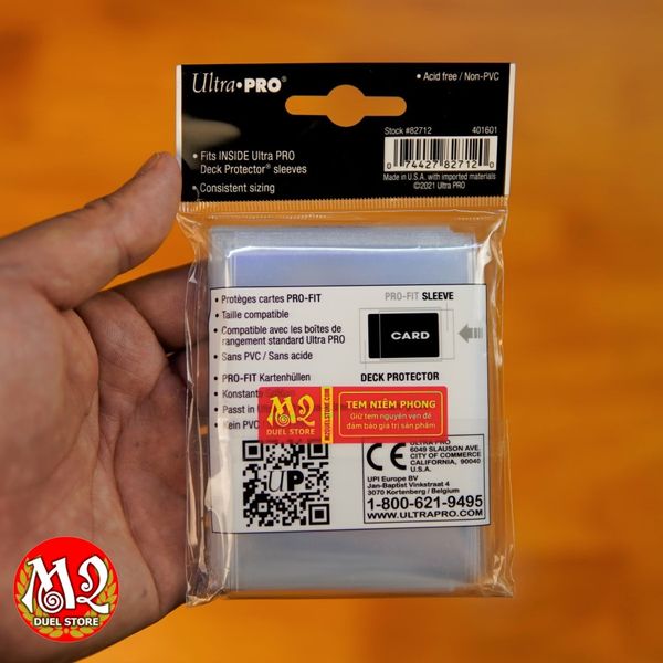 Bọc bài Standard size Pro Fit Inner Sleeves - Trong suốt - Chính hãng Ultra Pro