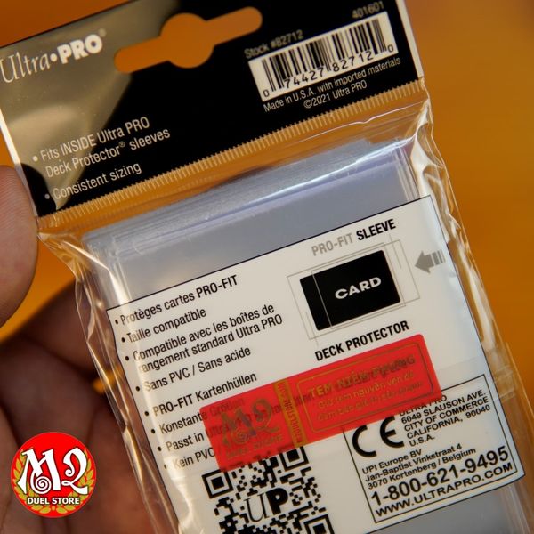 Bọc bài Standard size Pro Fit Inner Sleeves - Trong suốt - Chính hãng Ultra Pro