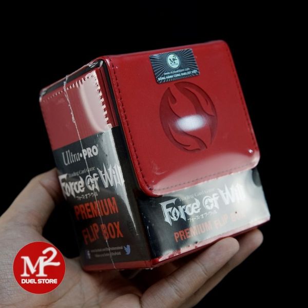 Hộp đựng bài Force of Will Flame Magic Stone Premium Flip Card Case - Chính hãng Ultra Pro (Xả kho - Hàng lỗi)