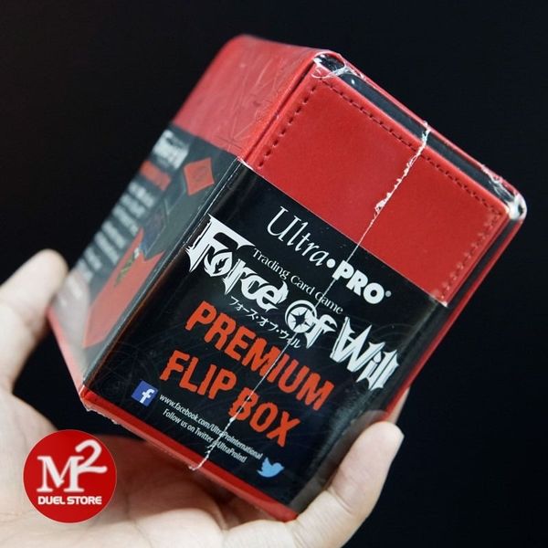 Hộp đựng bài Force of Will Flame Magic Stone Premium Flip Card Case - Chính hãng Ultra Pro (Xả kho - Hàng lỗi)