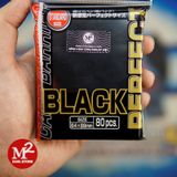 Bọc bài Standard Size Card Barrier Perfect Black Sleeves - Màu đen - Chính hãng KMC