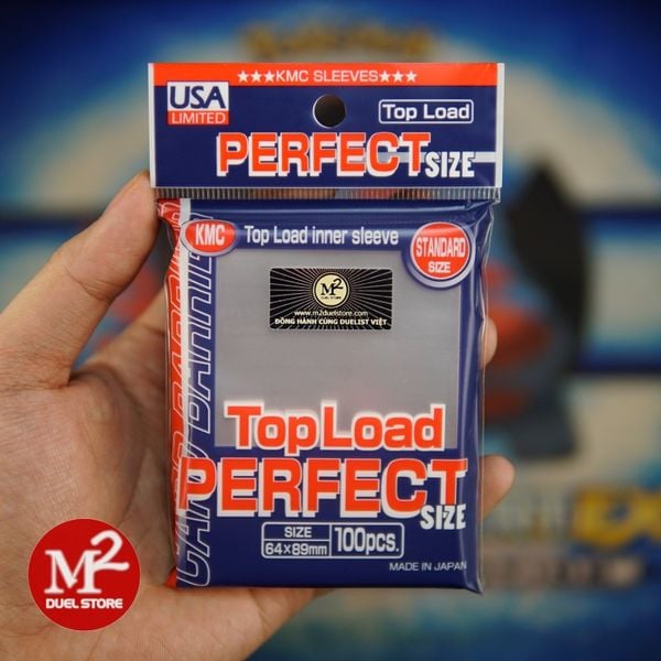 Bọc bài Standard Size Card Perfect Fit Sleeves - Trong suốt - Chính hãng KMC