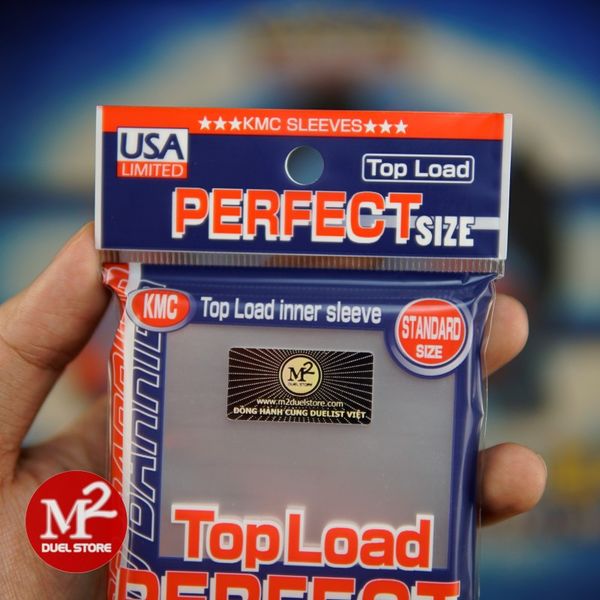 Bọc bài Standard Size Card Perfect Fit Sleeves - Trong suốt - Chính hãng KMC