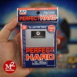 Bọc bài Standard Size Card Perfect Fit HARD Sleeves - Trong suốt - Chính hãng KMC