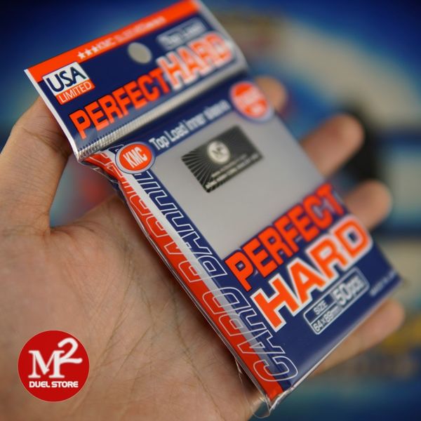 Bọc bài Standard Size Card Perfect Fit HARD Sleeves - Trong suốt - Chính hãng KMC