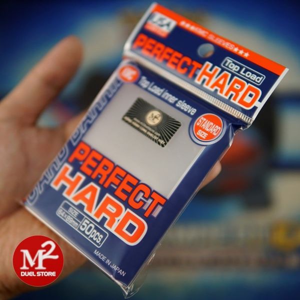 Bọc bài Standard Size Card Perfect Fit HARD Sleeves - Trong suốt - Chính hãng KMC