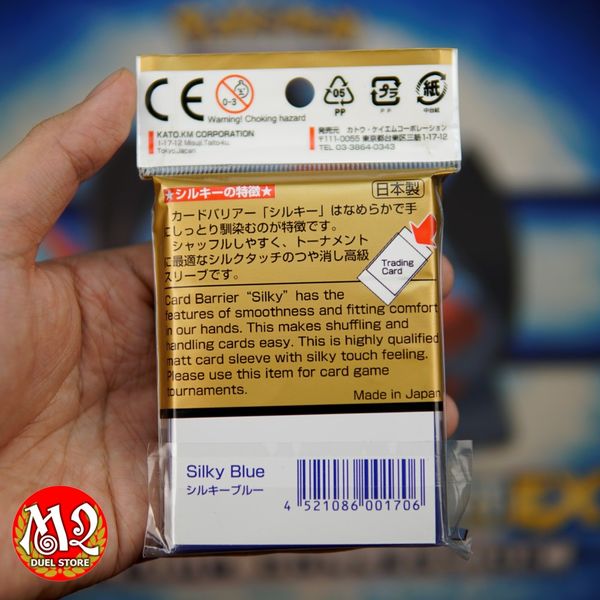 Bọc bài Standard Size Premium Mat Silky Sleeves - Xanh dương - Chính hãng KMC