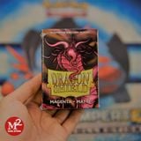 Bọc bài Japanese size Matte Sleeves - Magenta - Màu hồng sẫm - Chính hãng Dragon Shield