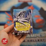 Bọc bài Japanese size Matte Sleeves - Silver - Ánh Bạc - Chính hãng Dragon Shield