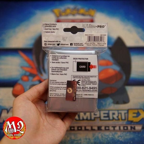 Bọc bài Standard size Pokemon Charizard Sleeves - Chính hãng Ultra Pro