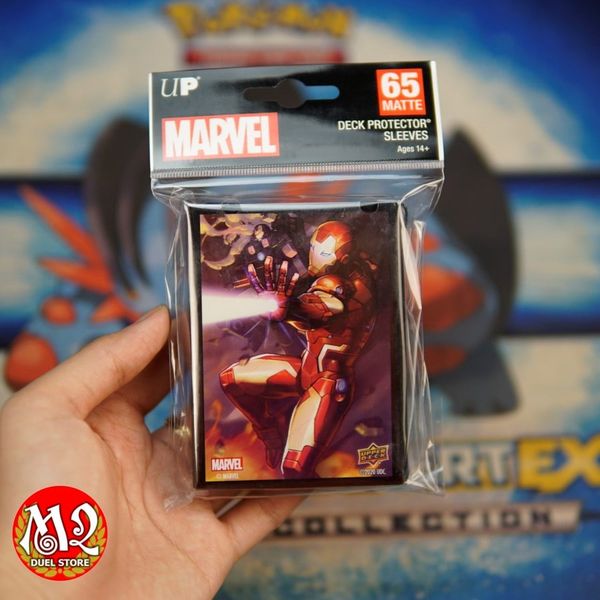Bọc bài Standard Size Upper Deck Marvel - Iron Man Sleeves - Chính hãng Ultra Pro