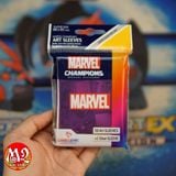 Bọc bài Standard size Marvel Champions - Marvel Purple Sleeves - Chính hãng Game Genic