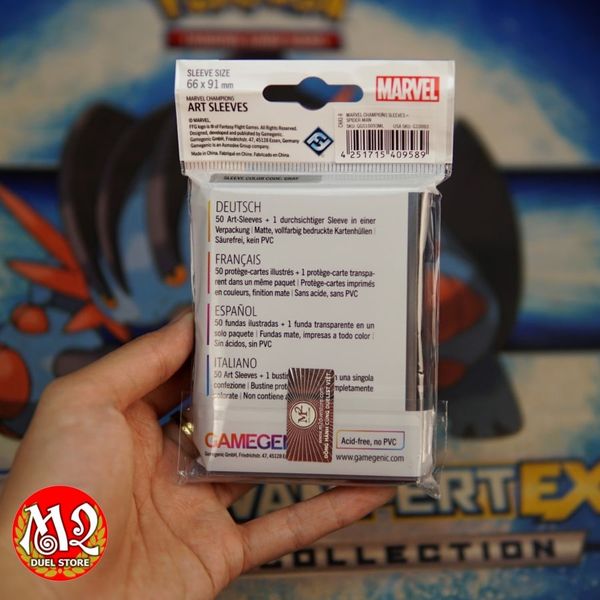Bọc bài Standard size Marvel Champions - Spider-Man Sleeves - Chính hãng Game Genic