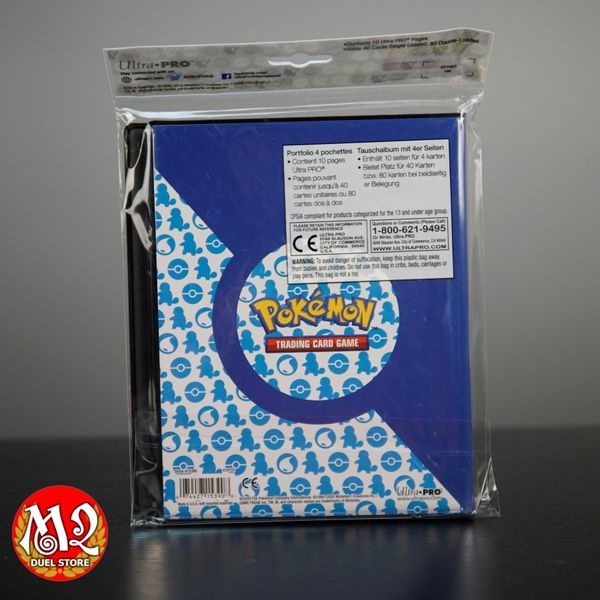 Album sưu tập Pokemon Squirtle 4-Pocket Portfolio - Chính hãng Ultra Pro