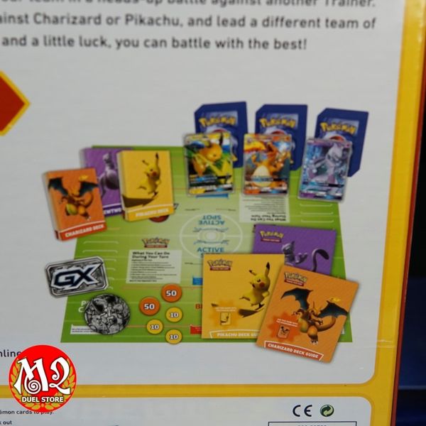 Hộp thẻ bài Pokemon Sword & Shield Battle Academy - Pikachu Mewtwo và Charizard - Theme Deck - Chính hãng Nintendo