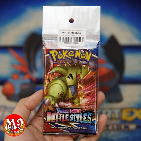 Gói thẻ bài Pokemon Sword & Shield Battle Styles - Booster Pack - Chính hãng Nintendo
