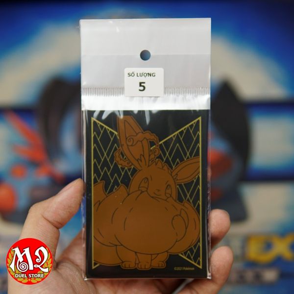 Bọc bài Standard size Pokemon Eevee VMAX Sleeves - Chính hãng Nintendo