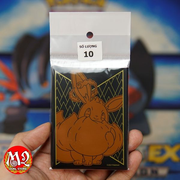 Bọc bài Standard size Pokemon Eevee VMAX Sleeves - Chính hãng Nintendo