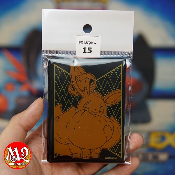 Bọc bài Standard size Pokemon Eevee VMAX Sleeves - Chính hãng Nintendo