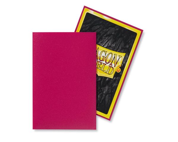 Bọc bài Japanese size Matte Sleeves - Magenta - Màu hồng sẫm - Chính hãng Dragon Shield
