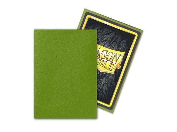Bọc bài Japanese size Matte Sleeves - Olive - Xanh Ô-liu - Chính hãng Dragon Shield