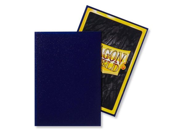 Bọc bài Japanese size Matte Sleeves - Night Blue - Xanh màn đêm - Chính hãng Dragon Shield