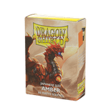 Bọc bài Japanese size Matte Sleeves - Amber - HỔ PHÁCH - Chính hãng Dragon Shield
