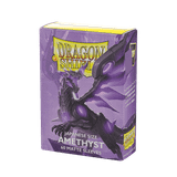 Bọc bài Japanese size Matte Sleeves - Amethyst - THẠCH ANH TÍM - Chính hãng Dragon Shield