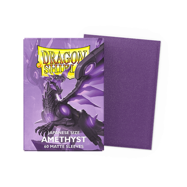 Bọc bài Japanese size Matte Sleeves - Amethyst - THẠCH ANH TÍM - Chính hãng Dragon Shield