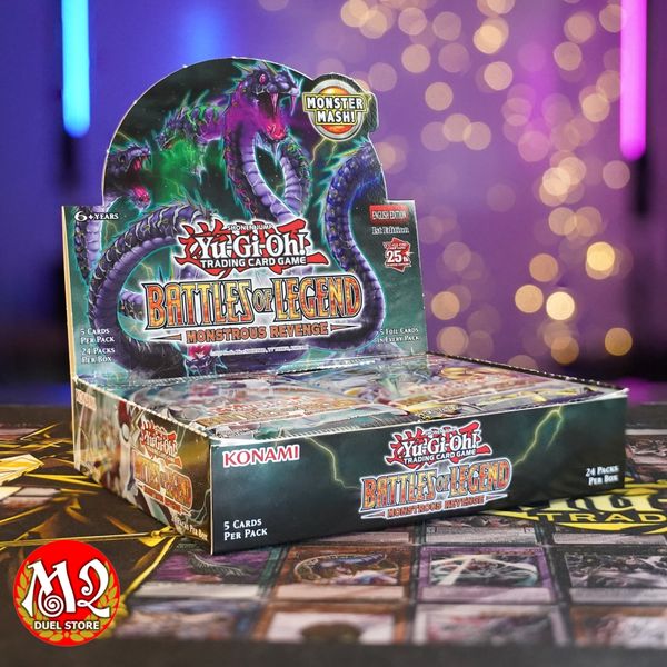 Hộp thẻ bài Yugioh Battles of Legend Monstrous Revenge Booster Box - BLMR Chính hãng Konami
