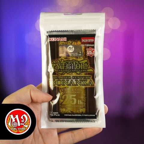 Gói thẻ bài Yugioh Quarter Century Bonanza Booster Pack - Rarity Collection RA03 - Chính Hãng Konami